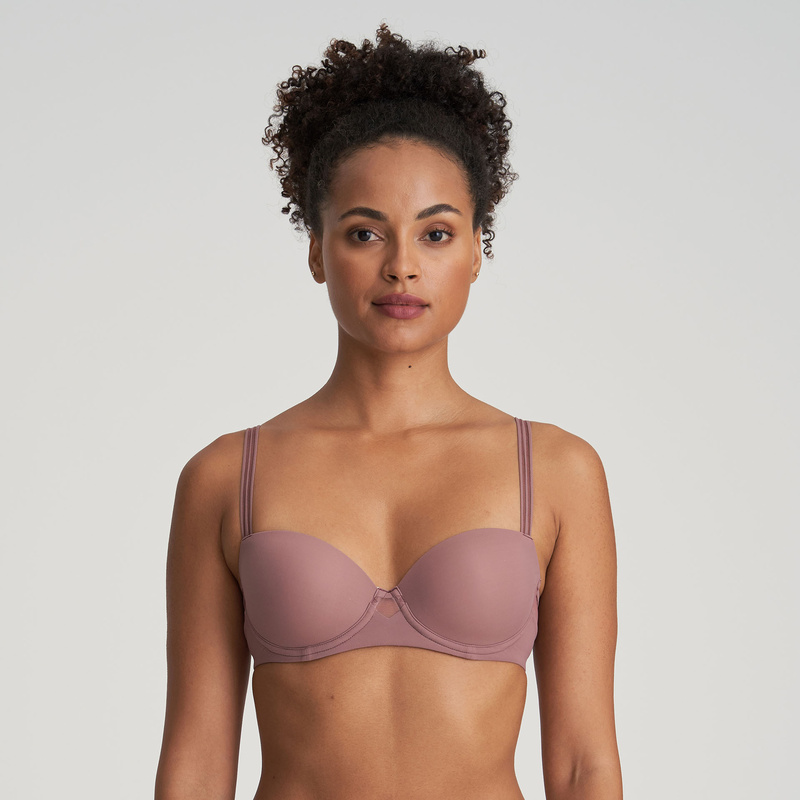 Voorgevormde Balconnet Bh en Satin taupe Voorgevormde Balconnet Bh en Satin taupe