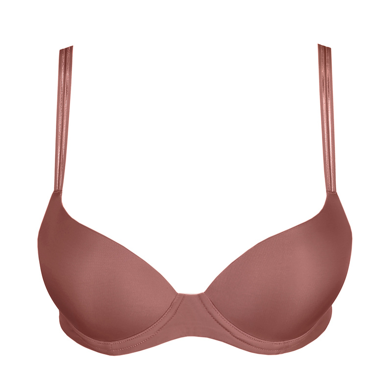 Push Up Bh en Satin taupe