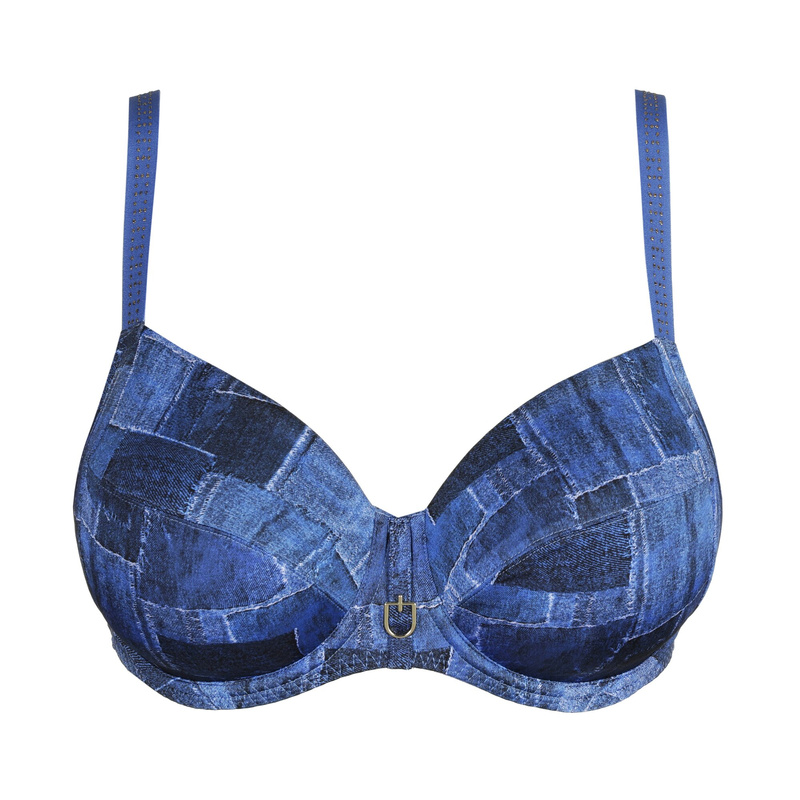 Volle Cup Bh in het Twill blue