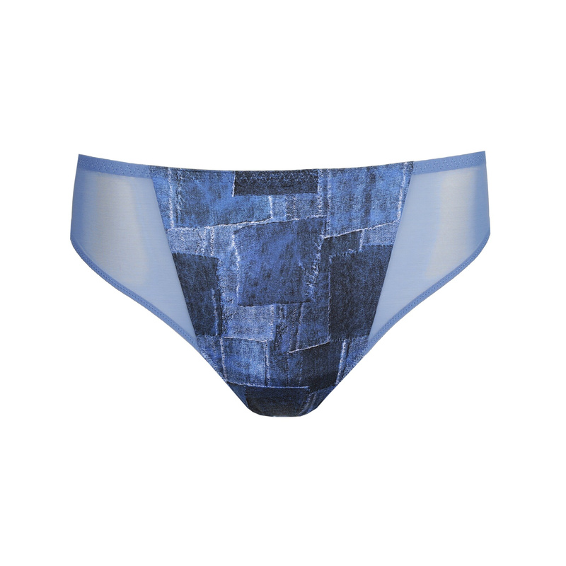 Rioslip in het Twill blue