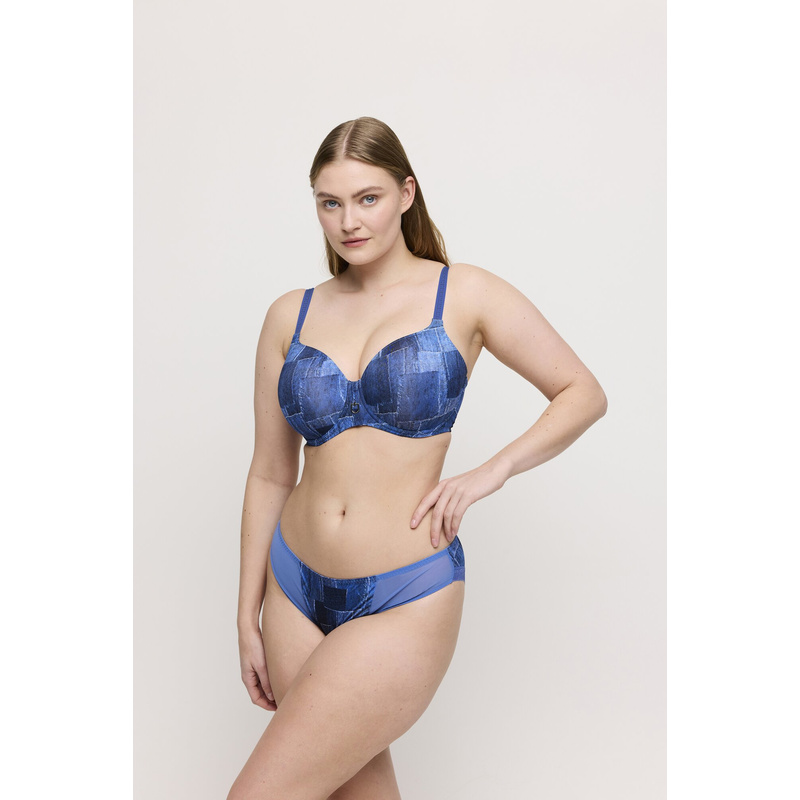 Rioslip in het Twill blue