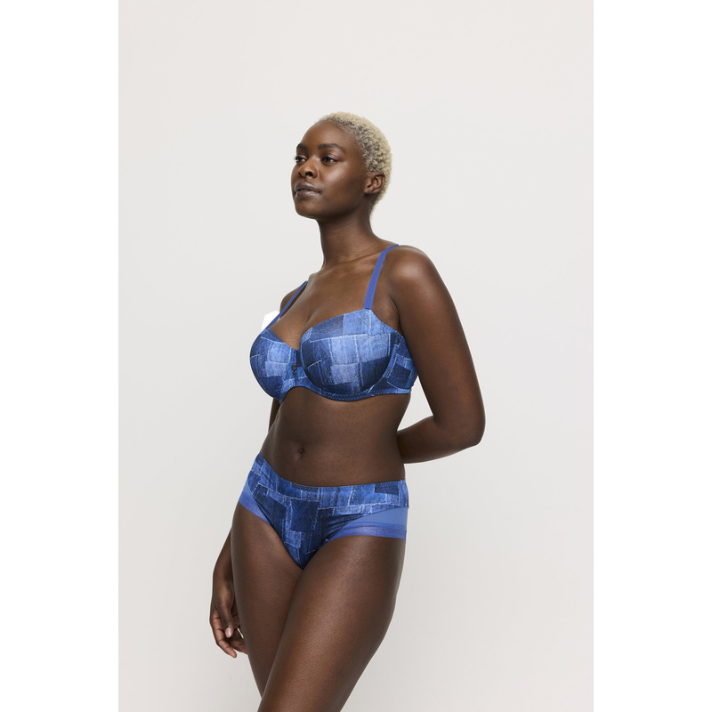 Hotpants in het Twill blue