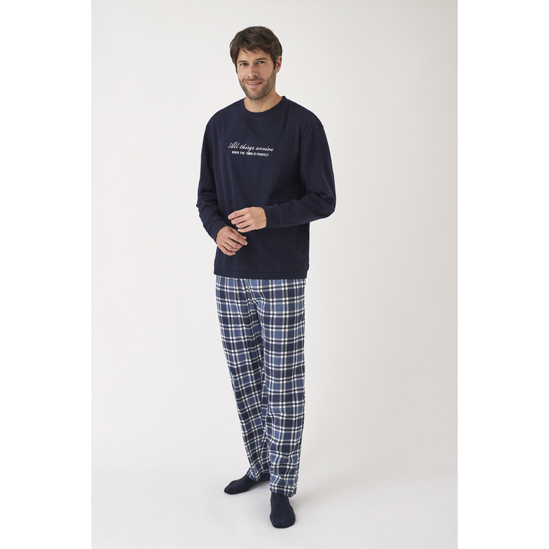 Pyjama Lange Broek in het Blauw