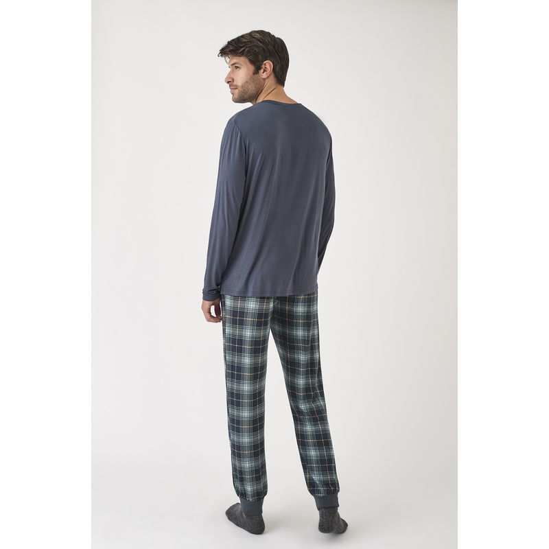 Pyjama Lange Broek en Bleu