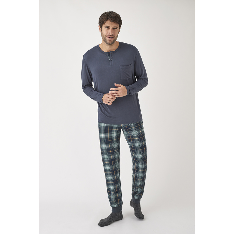 Pyjama Lange Broek in het Blauw