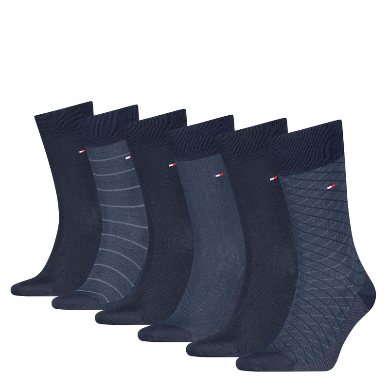 6-pack Sokken in het Navy