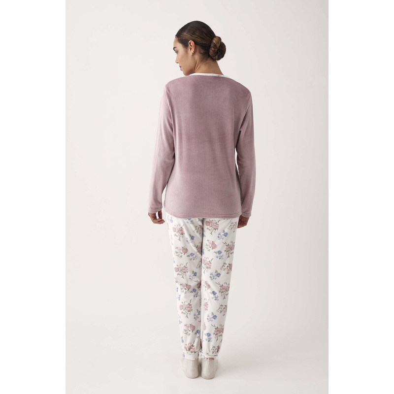 Pyjama Lange Broek in het Rosa vintage
