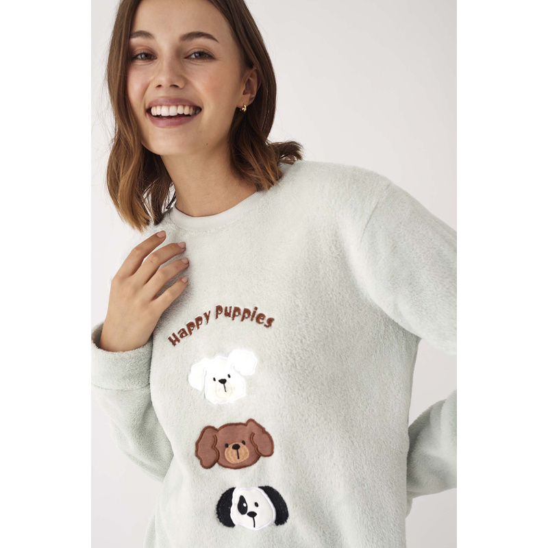 Pyjama Lange Broek in het Groen