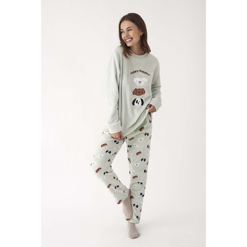 Pyjama Lange Broek in het Groen