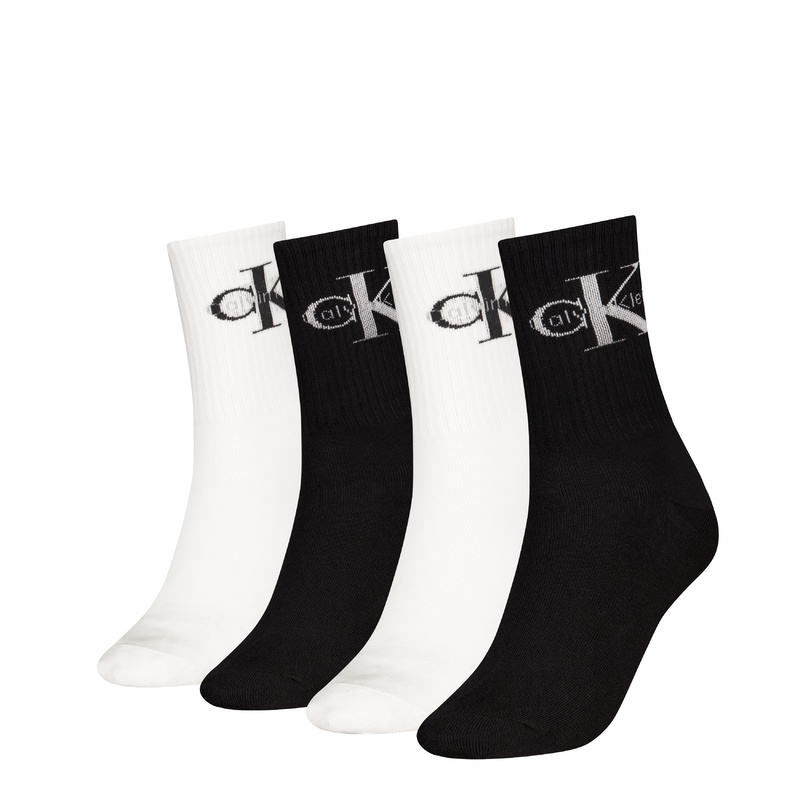 4-pack Sokken  in het Black/white