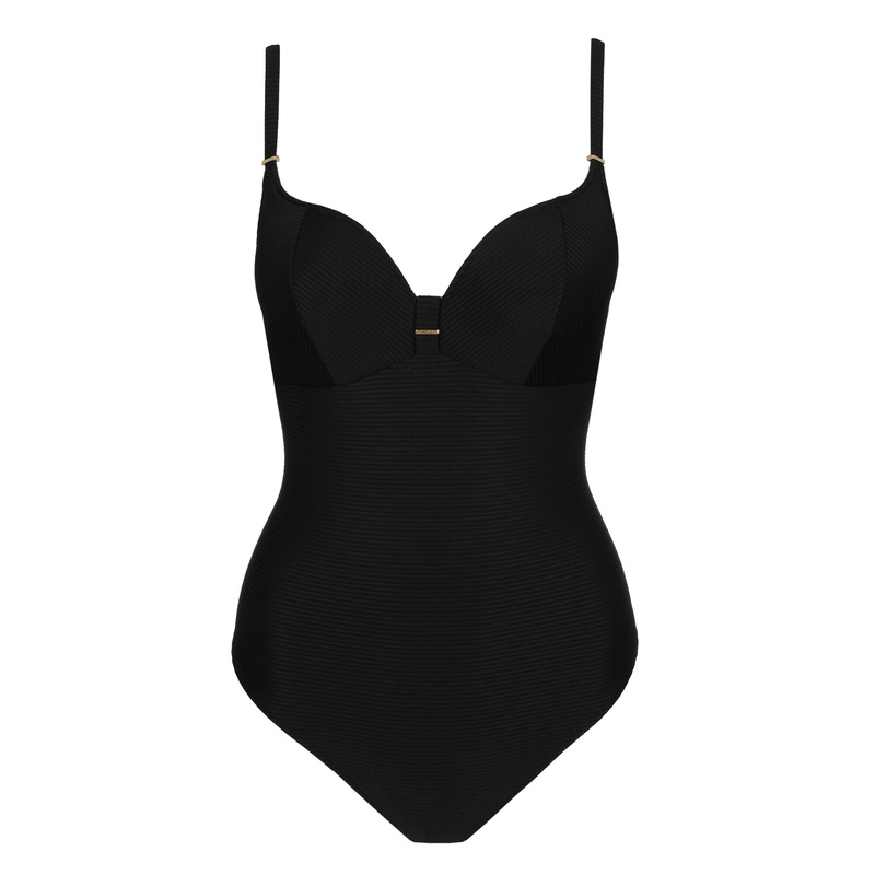 Voorgevormd Badpak Hartvorm in het Zwart