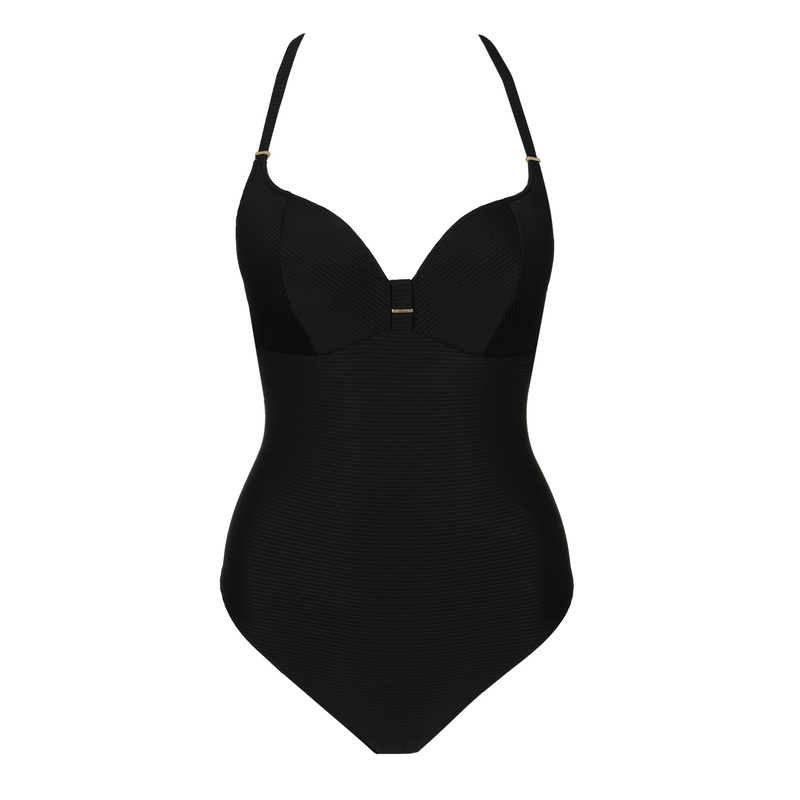 Voorgevormd Badpak Hartvorm in het Zwart