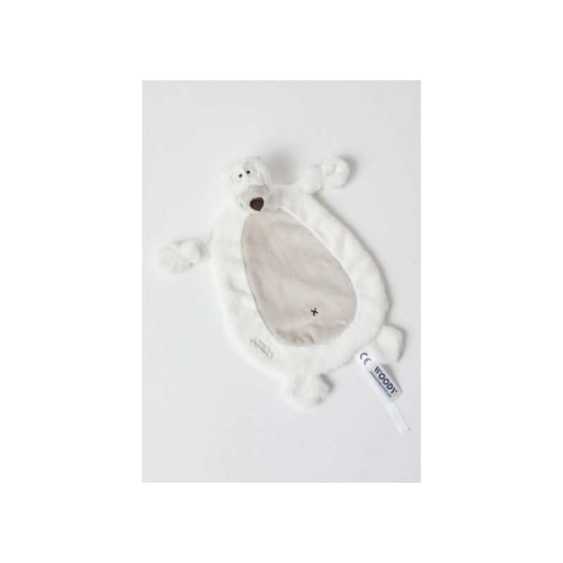 Knuffeldoekje Ijsbeer en Print