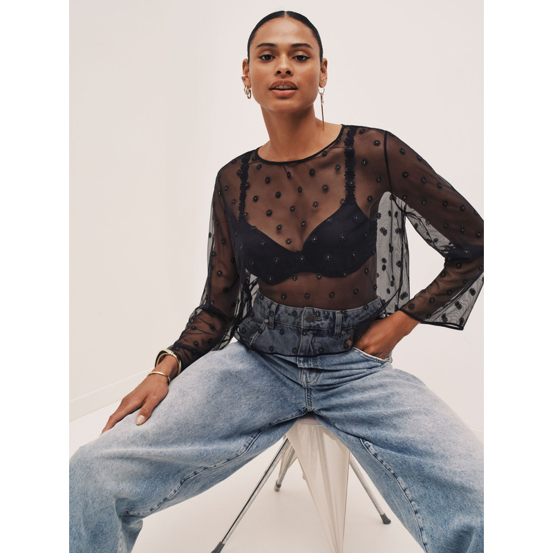 Topje Zonder Cups in het Zwart Topje Zonder Cups in het Zwart