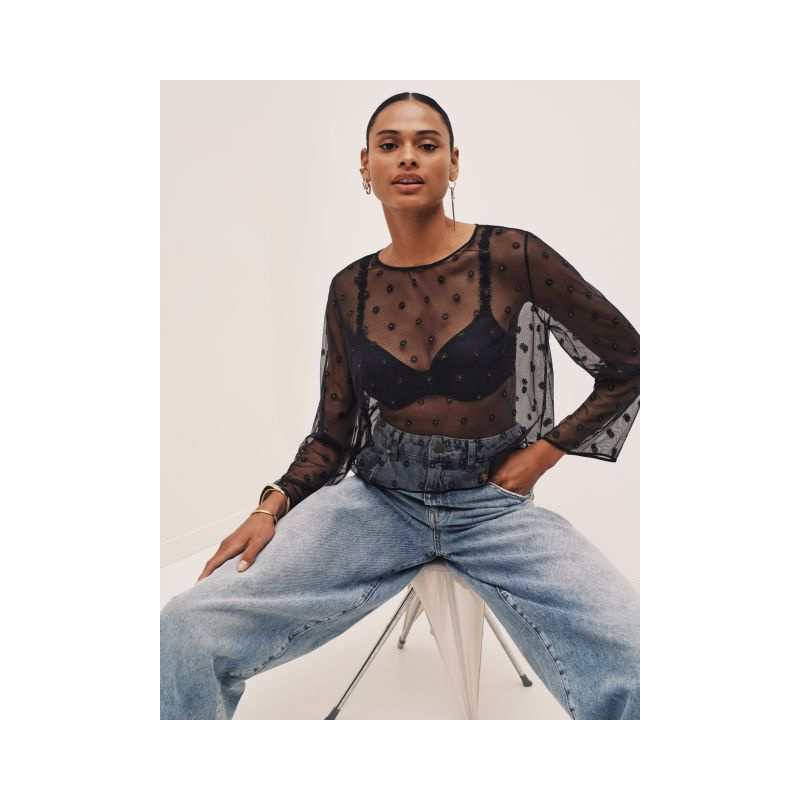 Topje Zonder Cups in het Zwart Topje Zonder Cups in het Zwart