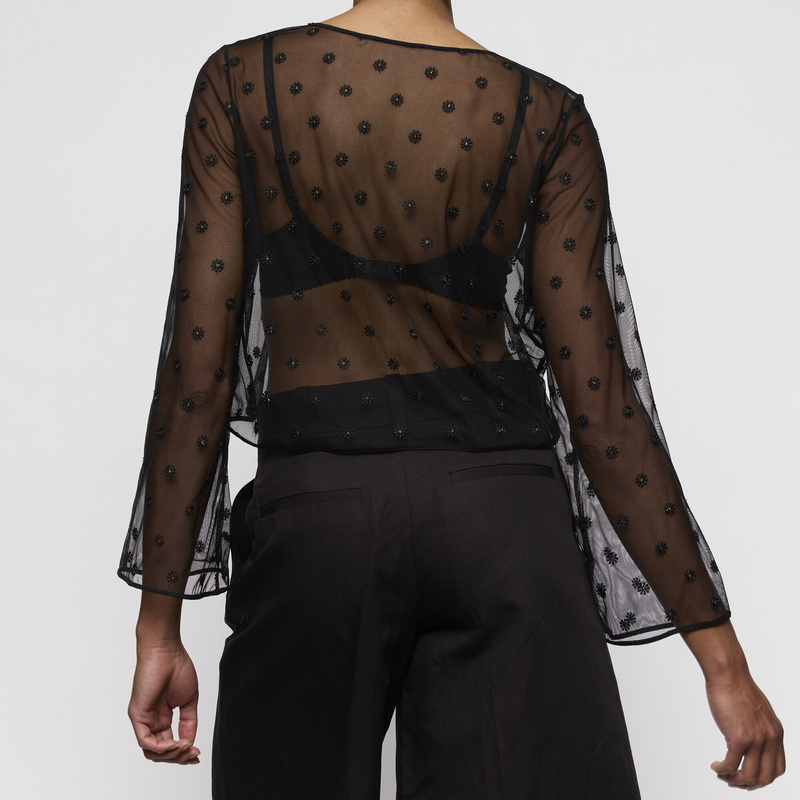 Topje Zonder Cups in het Zwart Topje Zonder Cups in het Zwart