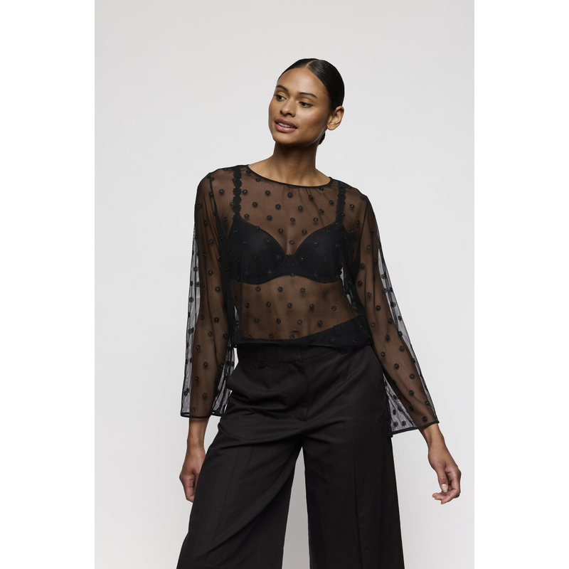 Topje Zonder Cups in het Zwart Topje Zonder Cups in het Zwart