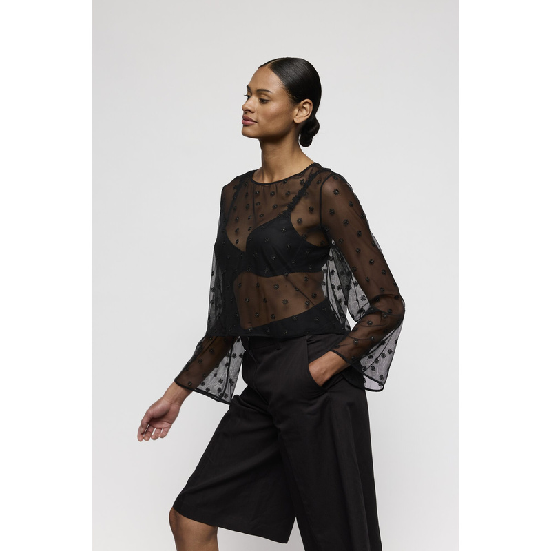 Topje Zonder Cups in het Zwart Topje Zonder Cups in het Zwart