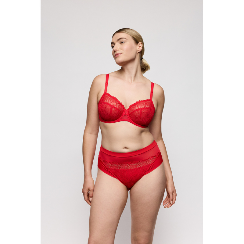 Tailleslip in het True red