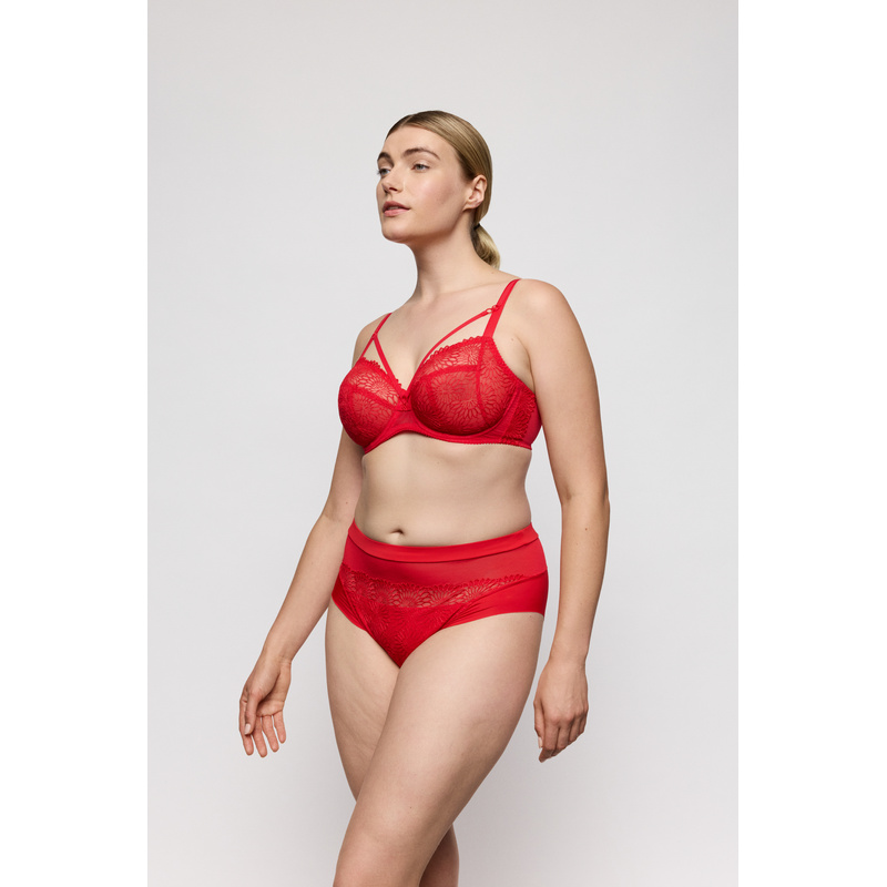 Tailleslip in het True red