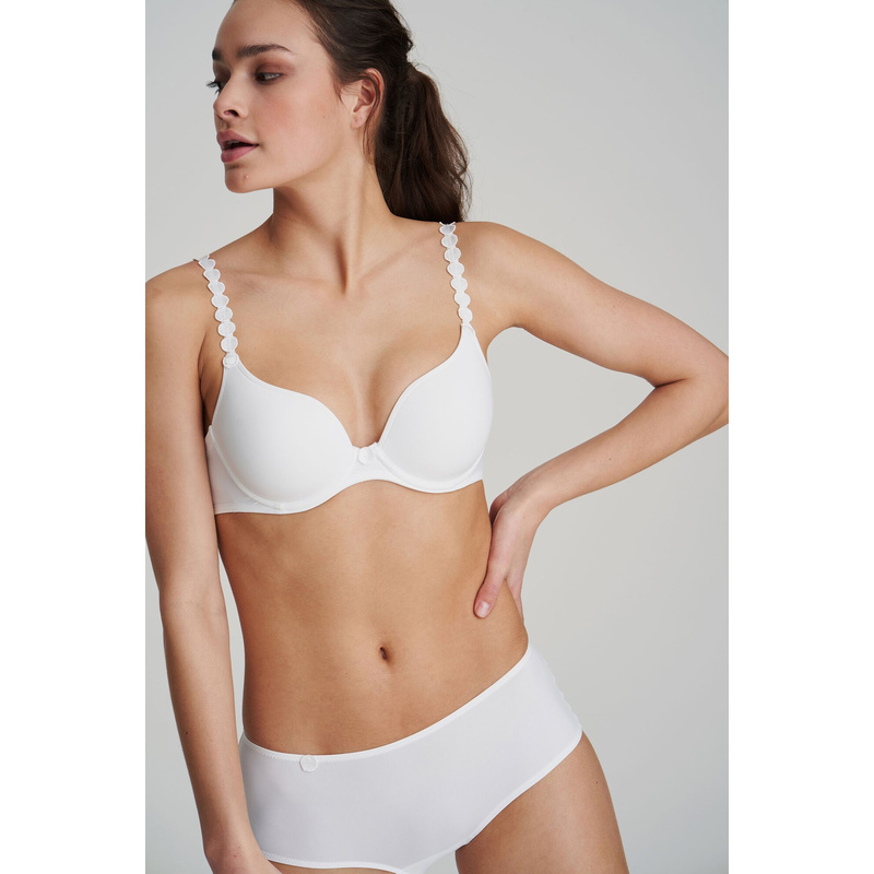 Voorgevormde Bh Hartvorm in het Wit Voorgevormde Bh Hartvorm in het Wit